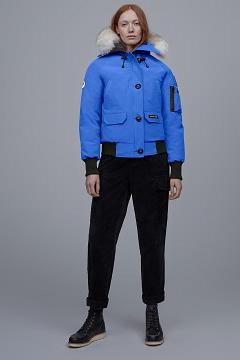 Chamarras Canada Goose Mujer México - PBI Chilliwack Chaqueta De Bombardero Azules JV0378149